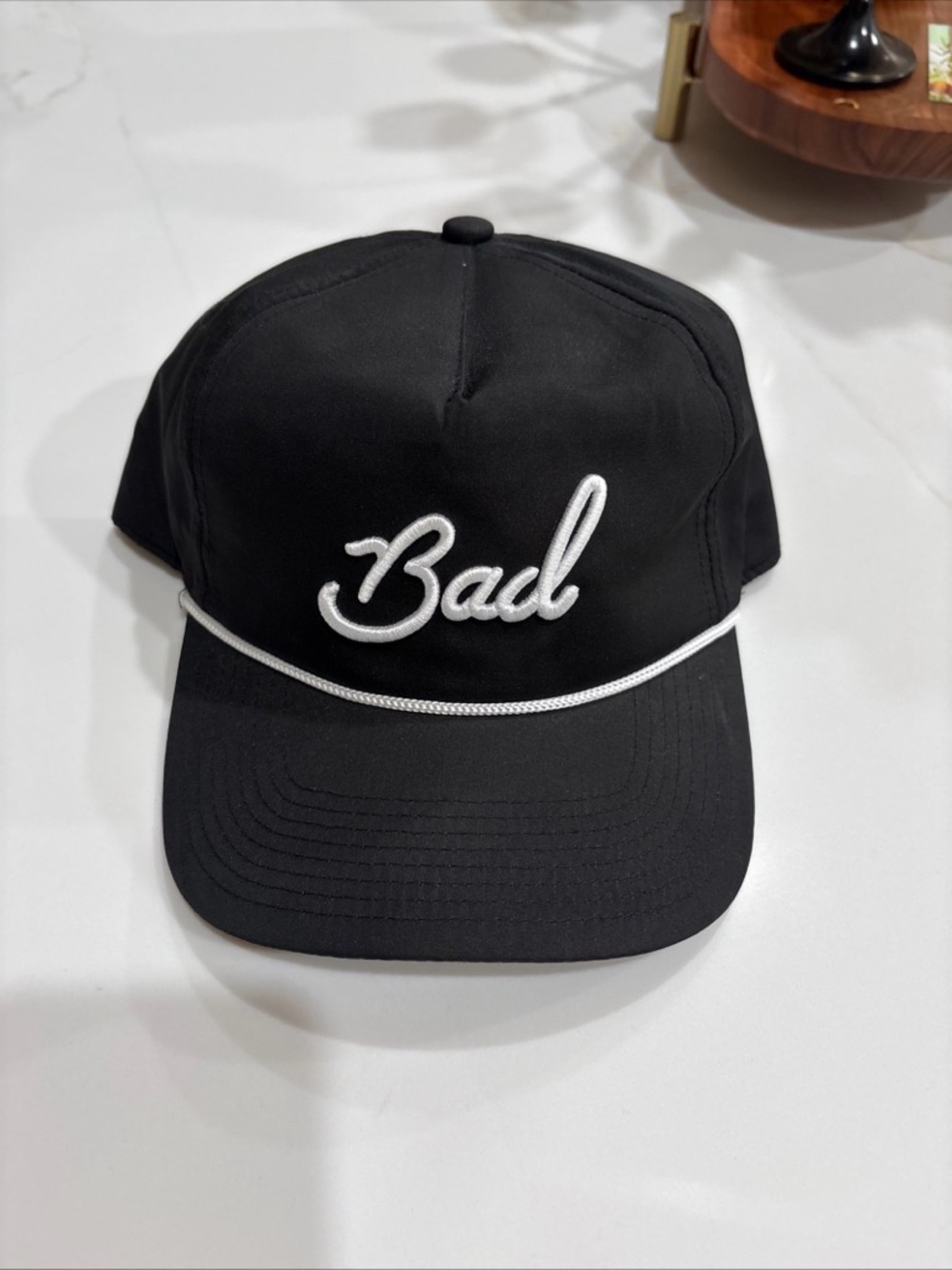 Bad birdie Script Logo Baseball Cap - Black